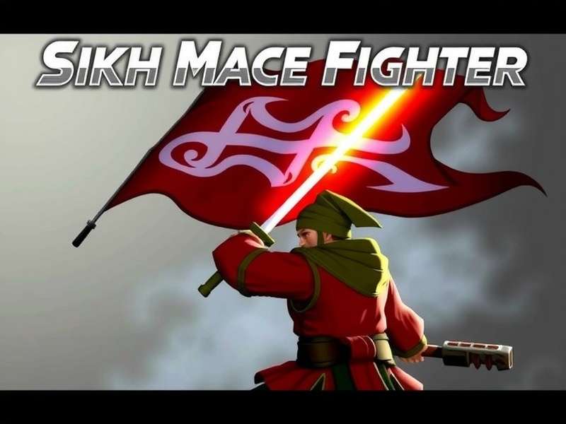 Sikh Mace Fighter Game Cover Sikh Mace Fighter Game Cover